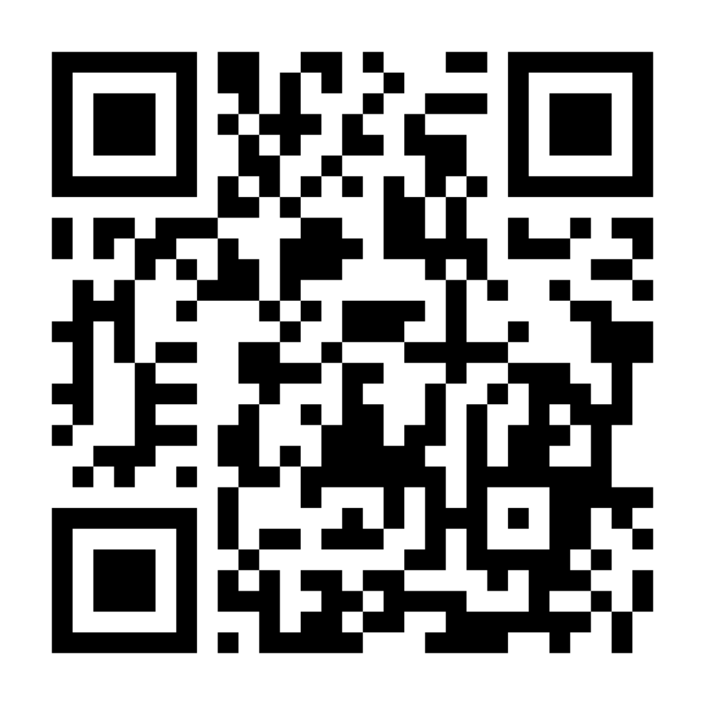QR code leading to donate page